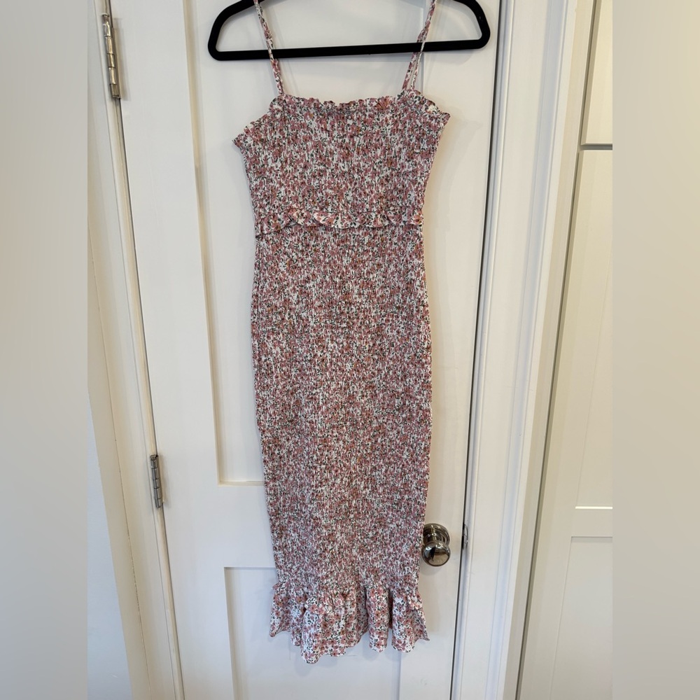 Petal & Pup Floral Midi Dress - worn once!